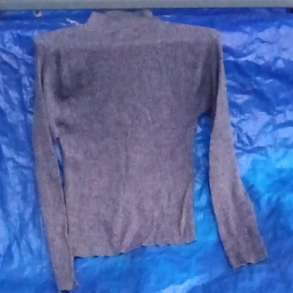 Dress Barn Women's Heather Gray Turtleneck Sweater
